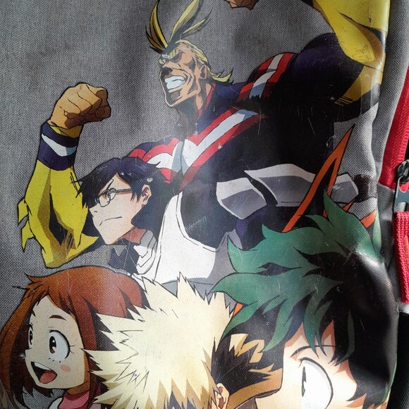 4/$20 My Hero Academia Backpack Anime Manga 16 Inch Bioworld READ - Picture 3 of 13